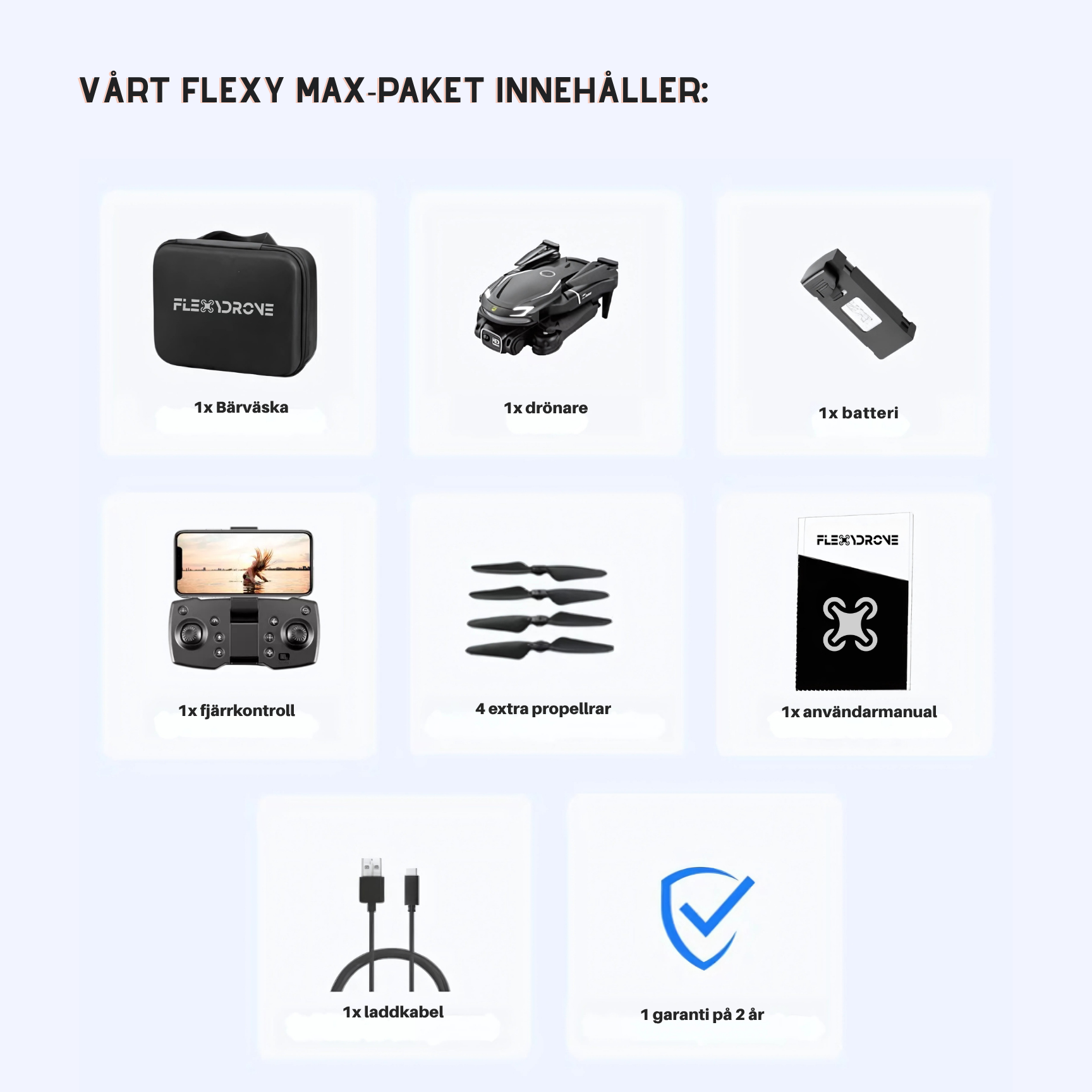 FLEXY Max - Drönare 4K
